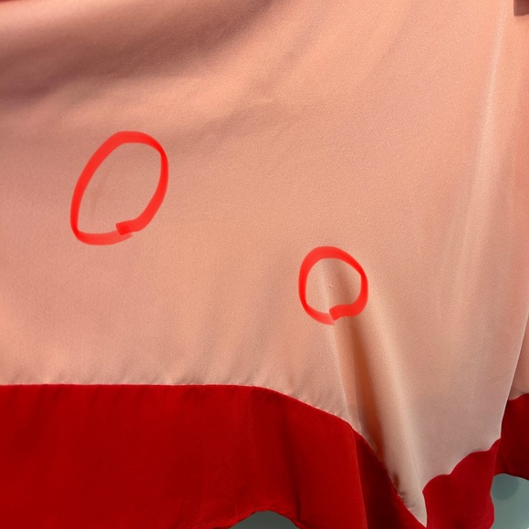 Strut & Bolt Flowy Orange and Red Dress (Size Small) - Picture 9 of 9